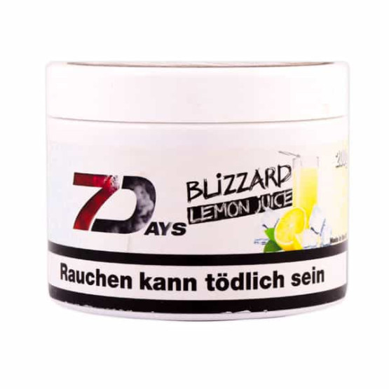 7 Days Blizzard Lemon Juice (Сочная Лимонная Пурга) - 200 грамм